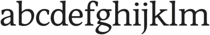 Sibre Variable Regular ttf (400) Font LOWERCASE