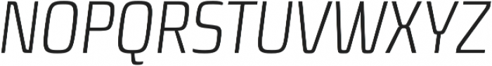 Sica Condensed Light Italic otf (300) Font UPPERCASE