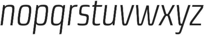 Sica Condensed Light Italic otf (300) Font LOWERCASE