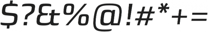 Sica SemiBold Italic otf (600) Font OTHER CHARS