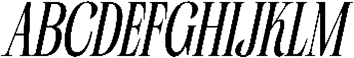 Sicelka Italic otf (400) Font UPPERCASE