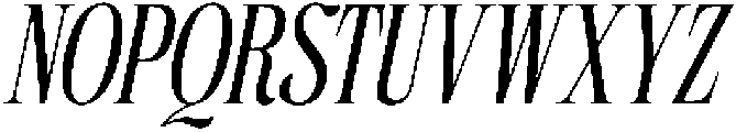 Sicelka Italic otf (400) Font UPPERCASE
