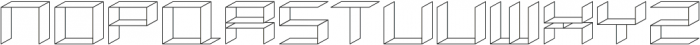 Side View ttf (400) Font UPPERCASE