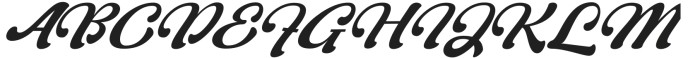 Siderland-Italic otf (400) Font UPPERCASE