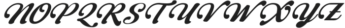 Siderland-Italic otf (400) Font UPPERCASE