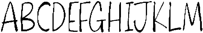 Sidewalk Notes otf (400) Font UPPERCASE