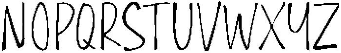 Sidewalk Notes otf (400) Font UPPERCASE