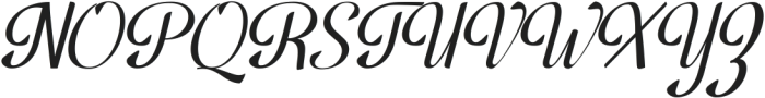 Sidney Script Italic ttf (400) Font UPPERCASE