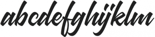 SidneyHayden-Regular otf (400) Font LOWERCASE