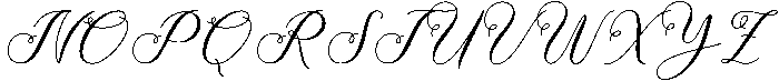 Siesta otf (400) Font UPPERCASE