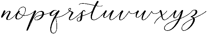 Siesta otf (400) Font LOWERCASE
