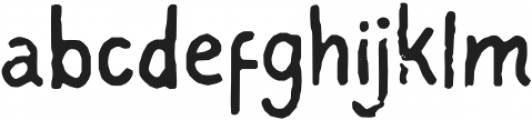 Sigher Regular otf (400) Font LOWERCASE