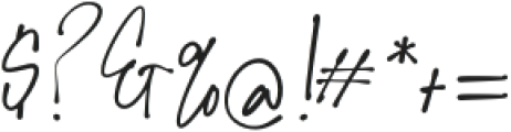 Sigmantika Regular otf (400) Font OTHER CHARS