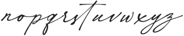 Sigmature otf (400) Font LOWERCASE