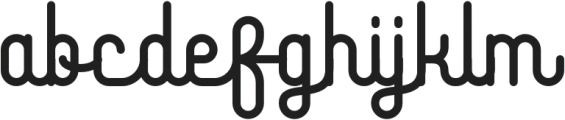 SigmatureMonoline-Regular otf (400) Font LOWERCASE