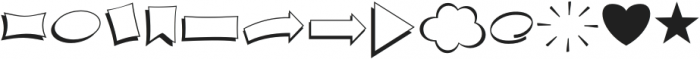 Sign Panther 2 Symbols Regular otf (400) Font LOWERCASE