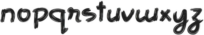 SignPen-Brushy otf (400) Font LOWERCASE