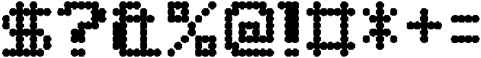 Signal Board Regular otf (400) Font OTHER CHARS