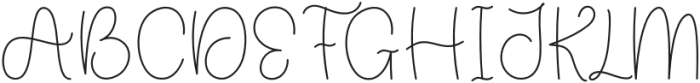 Signanture Regular otf (400) Font UPPERCASE