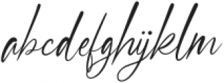 Signastory-Regular otf (400) Font LOWERCASE