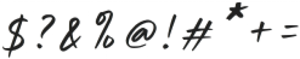 Signatey-Italic otf (400) Font OTHER CHARS
