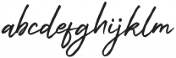 Signatey-Italic otf (400) Font LOWERCASE