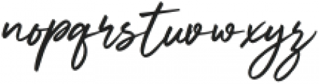 Signatey-Italic otf (400) Font LOWERCASE