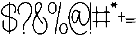 Signatie Regular otf (400) Font OTHER CHARS