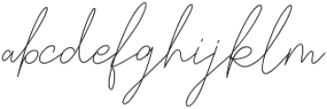 Signattury otf (400) Font LOWERCASE