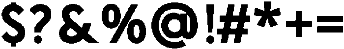 Signatum-Bold otf (700) Font OTHER CHARS