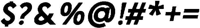 Signatum-BoldItalic otf (700) Font OTHER CHARS