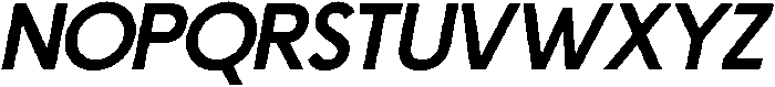 Signatum Medium Italic otf (500) Font UPPERCASE