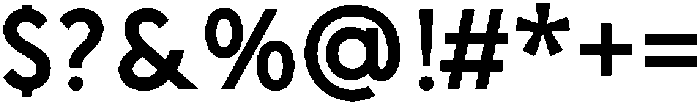 Signatum Medium otf (500) Font OTHER CHARS