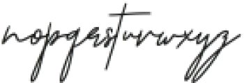 Signature Austine otf (400) Font LOWERCASE