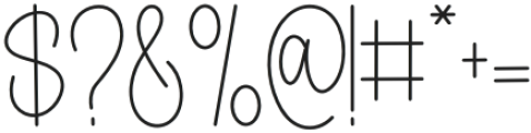 Signature Calligraph Regular otf (400) Font OTHER CHARS