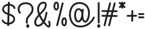 Signature Collection Regular otf (400) Font OTHER CHARS