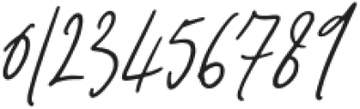 Signature Collection Slanted otf (400) Font OTHER CHARS