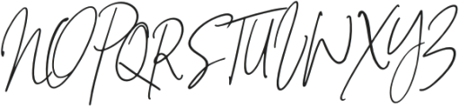 Signature Collection Slanted otf (400) Font UPPERCASE