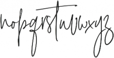 Signature Collection otf (400) Font LOWERCASE