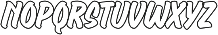 Signature Creation Outline otf (400) Font LOWERCASE