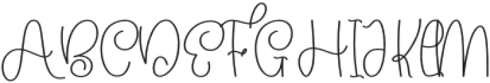 Signature Design Regular otf (400) Font UPPERCASE