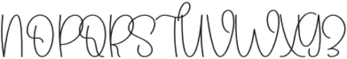 Signature Design Regular otf (400) Font UPPERCASE