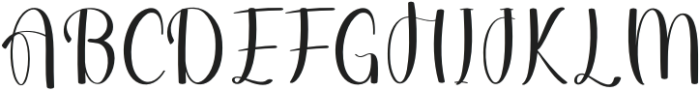 Signature Enchanting Regular otf (400) Font UPPERCASE