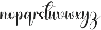 Signature Enchanting Regular otf (400) Font LOWERCASE