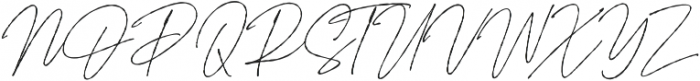 Signature Flavour Slant otf (400) Font UPPERCASE