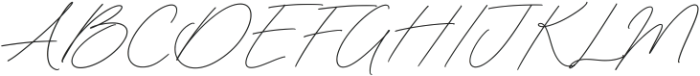 Signature Forest otf (400) Font UPPERCASE