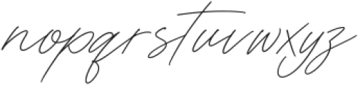Signature Forest otf (400) Font LOWERCASE