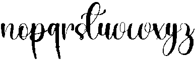 Signature Girlband Regular otf (400) Font LOWERCASE