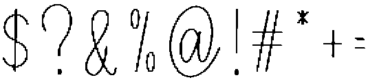 Signature Handmade Regular otf (400) Font OTHER CHARS