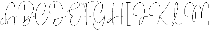 Signature Handmade Regular otf (400) Font UPPERCASE
